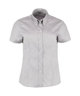 Kustom Kit Women's corporate Oxford blouse short-sleeved (tailored fit) KK701