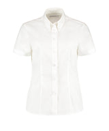 Kustom Kit Women's corporate Oxford blouse short-sleeved (tailored fit) KK701