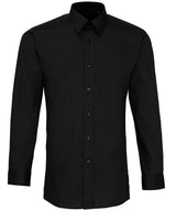 Premier Poplin fitted long sleeve shirt PR204