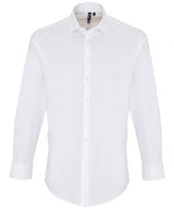 Premier Stretch fit cotton poplin long sleeve shirt PR244