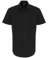 Premier Stretch fit cotton poplin short sleeve shirt PR246