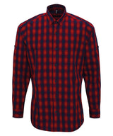 Premier Mulligan check cotton long sleeve shirt PR250