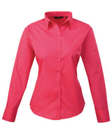 Premier Women's poplin long sleeve blouse PR300