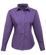 Premier Women's poplin long sleeve blouse PR300