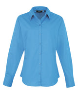 Premier Women's poplin long sleeve blouse PR300