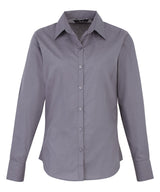 Premier Women's poplin long sleeve blouse PR300