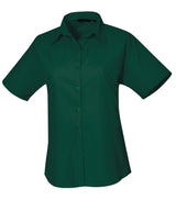 Premier Women's short sleeve poplin blouse PR302