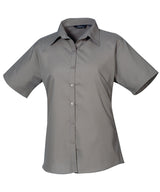 Premier Women's short sleeve poplin blouse PR302