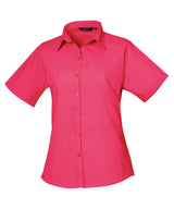 Premier Women's short sleeve poplin blouse PR302