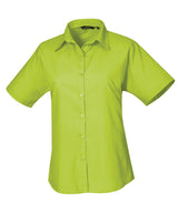 Premier Women's short sleeve poplin blouse PR302