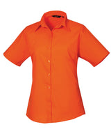 Premier Women's short sleeve poplin blouse PR302