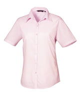Premier Women's short sleeve poplin blouse PR302
