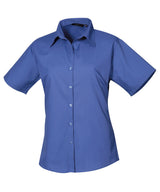 Premier Women's short sleeve poplin blouse PR302