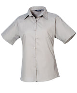 Premier Women's short sleeve poplin blouse PR302
