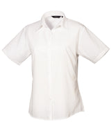 Premier Women's short sleeve poplin blouse PR302