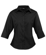 Premier Women's ¾ sleeve poplin blouse PR305