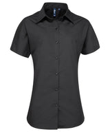Premier Women's supreme poplin short sleeve shirt PR309
