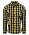Premier Women's Mulligan check cotton long sleeve shirt PR350