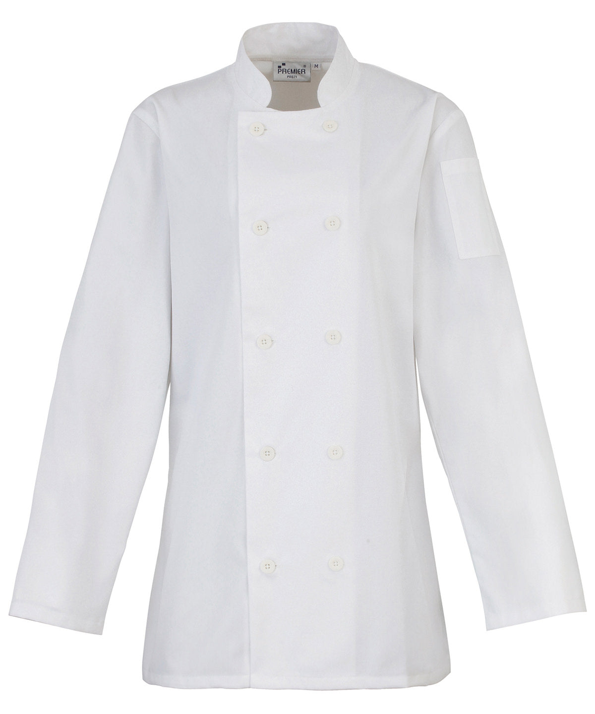 Premier Women's long sleeve chef's jacket PR671