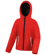 Result Core junior TX performance hooded softshell jacket R224J