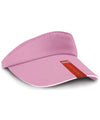 Result Herringbone sun visor with sandwich peak RC48X