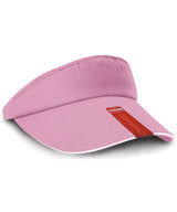 Result Herringbone sun visor with sandwich peak RC48X