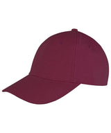 Result Memphis 6-panel brushed cotton low profile cap RC81X