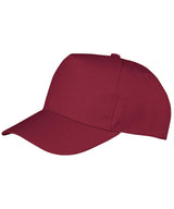 Result Boston 5-panel polycotton printer's cap RC84X