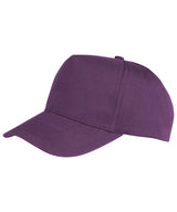 Result Boston 5-panel polycotton printer's cap RC84X