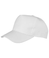Result Boston 5-panel polycotton printer's cap RC84X