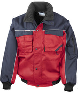 Result Work-Guard zip sleeve heavy-duty pilot jacket RE71A