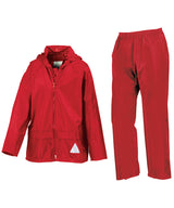 Result Junior waterproof jacket and trouser set RE95J