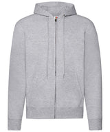Fruit of the Loom Classic 80/20 hooded sweatshirt jacket 62062