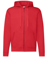 Fruit of the Loom Classic 80/20 hooded sweatshirt jacket 62062