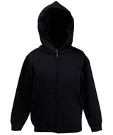 Fruit of the Loom Kids classic hooded sweatshirt jacket 62045