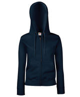 Fruit of the Loom Women's premium 70/30 hooded sweatshirt jacket 62118