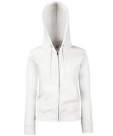 Fruit of the Loom Women's premium 70/30 hooded sweatshirt jacket 62118