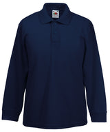 Fruit of the Loom Kids long sleeve 65/35 polo 63201