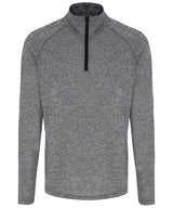 TriDri Men's TriDri long sleeve performance ¼ zip top TR110
