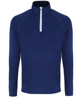 TriDri Men's TriDri long sleeve performance ¼ zip top TR110