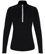 TriDri Women's TriDri long sleeve performance ¼ zip TR120