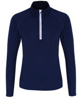 TriDri Women's TriDri long sleeve performance ¼ zip TR120