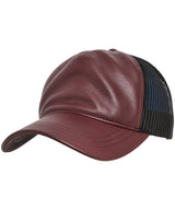Flexfit by Yupoong Leather trucker YP038