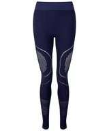 TriDri Women's TriDri seamless '3D fit' multi-sport reveal leggings TR207