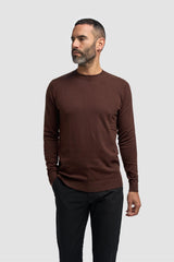 Connall Crewneck Jumper - Brown