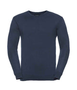 Russell Athletic Collection Cotton Acrylic V Neck Sweater 710M