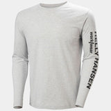 Helly Hansen Classic Logo 2.0 Long Sleeve 79308 - Light Grey Melange