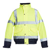 Blackrock Mens Hi Vis Two Tone Bomber Jacket Coat 80025