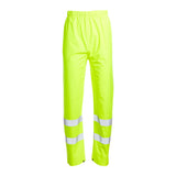 Blackrock Hi-Vis PU Rain Trousers - Yellow