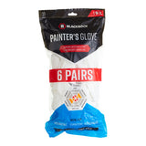 PAINTER'S GRIPPER GLOVES (Pack of 6) 84308